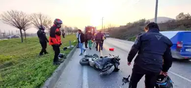 Bursa'da Motosiklet Kazası: Kulüp Başkanı Ağır Yaralı