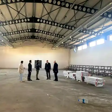 MOPAK Lisesi'ne Yeni Spor Salonu! İnşaat Hızla Devam Ediyor